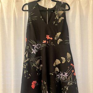 Ted Baker Black Floral Dress